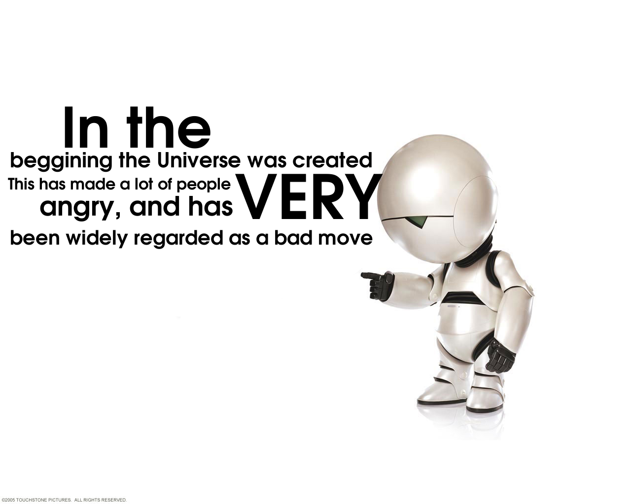 Marvin The Paranoid Android Quotes Hitchhikers Marvin Depressed Quotes. Quotesgram
