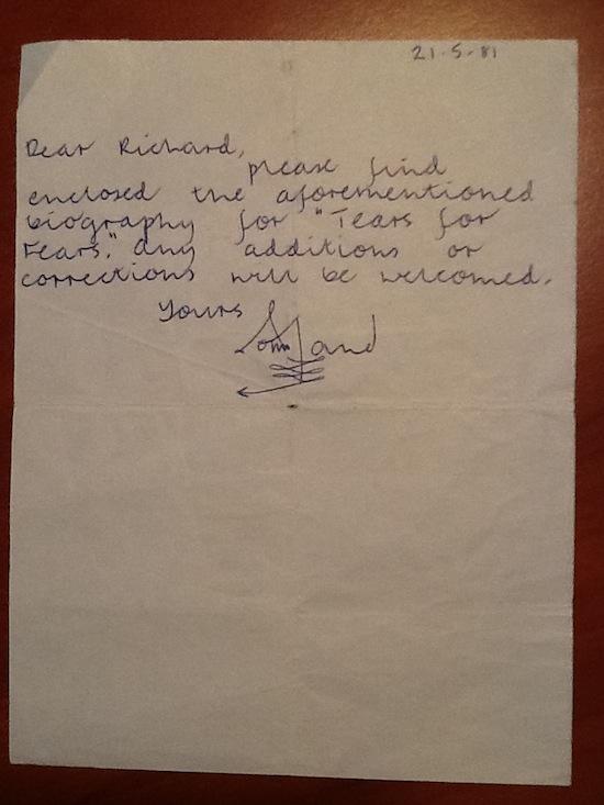 Tears For Fears Quotes. QuotesGram