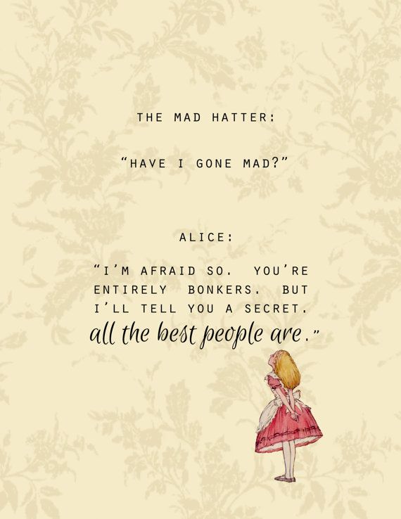 Mad Alice In Wonderland Quotes. QuotesGram