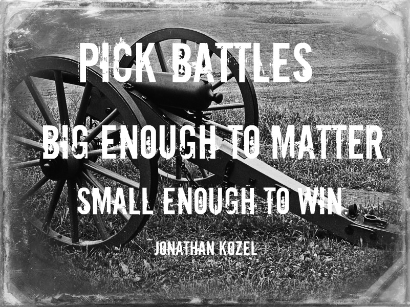 Quotes About Picking Your Battles. QuotesGram