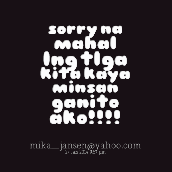 Mahal Kita Tagalog Love Quotes. QuotesGram