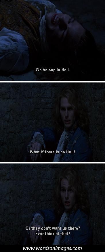 Interview With The Vampire Quotes Interview With The Vampire Quotes. Quotesgram
