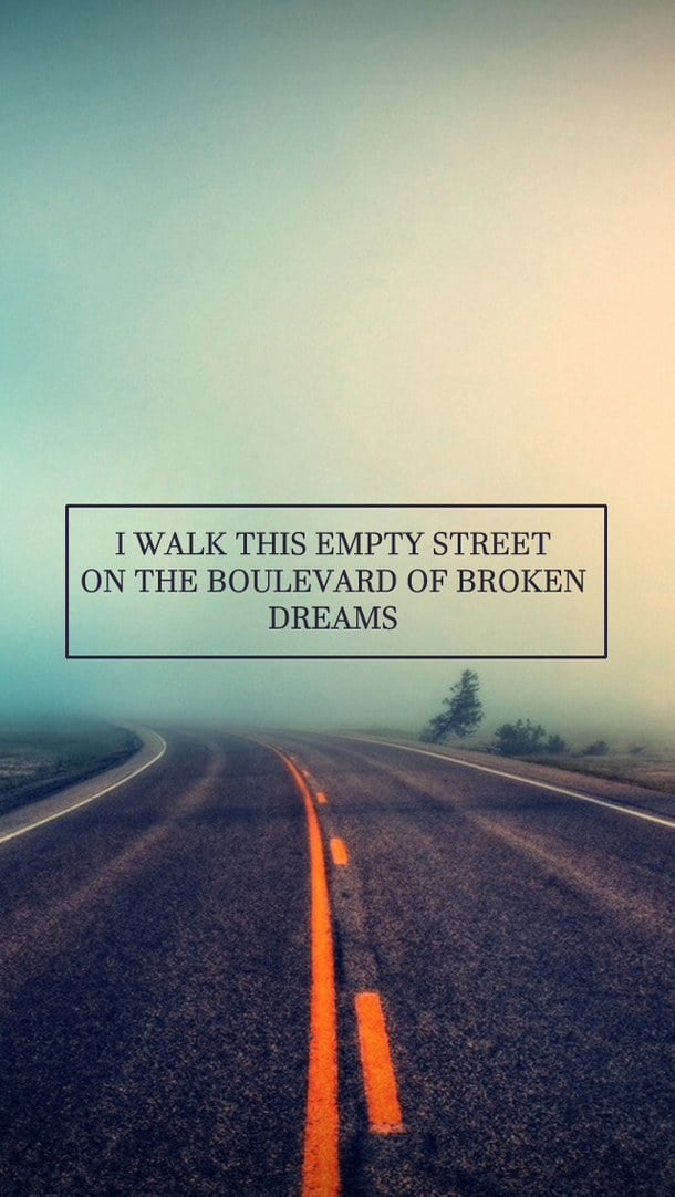 Boulevard of broken dreams lyrics
