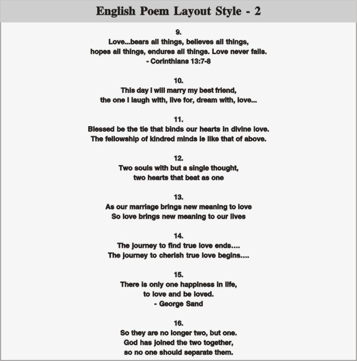 Poems And Quotes About Marriage Quotesgram