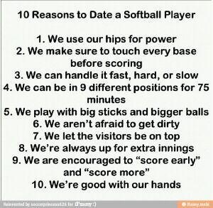 How do you date a baseball player?