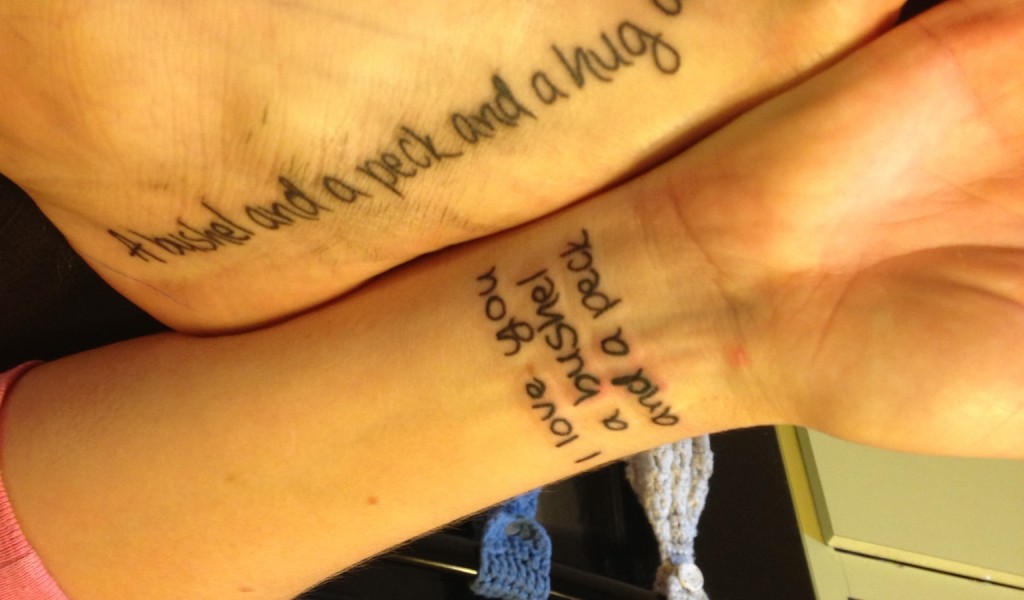 Father daughter quotes for tattoos