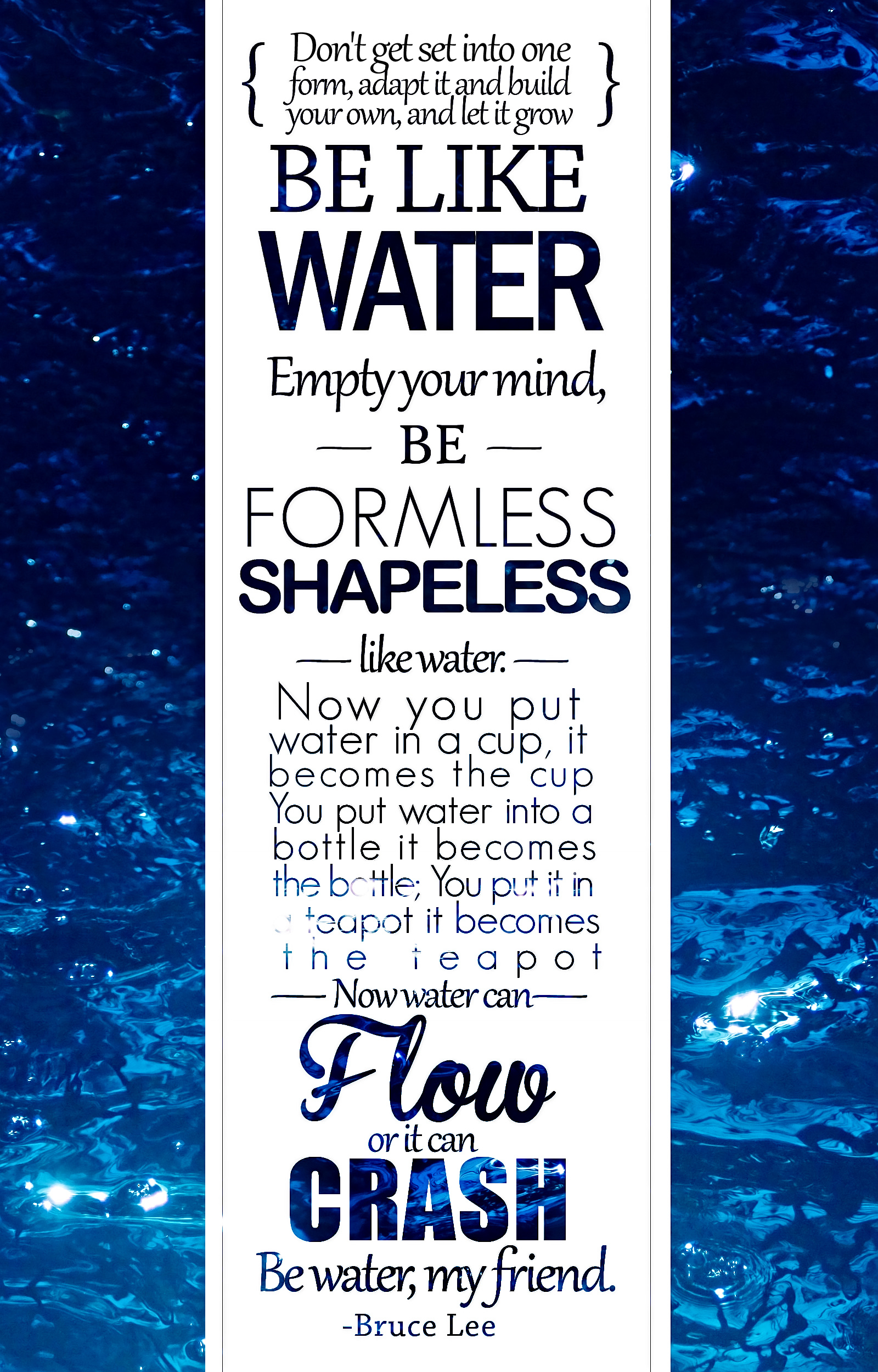 Famous Bruce Lee Quotes Water. QuotesGram