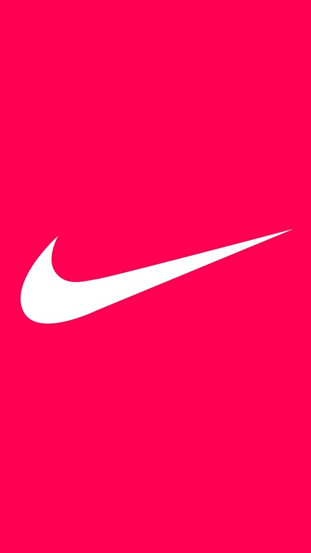 nike logo wallpaper orange