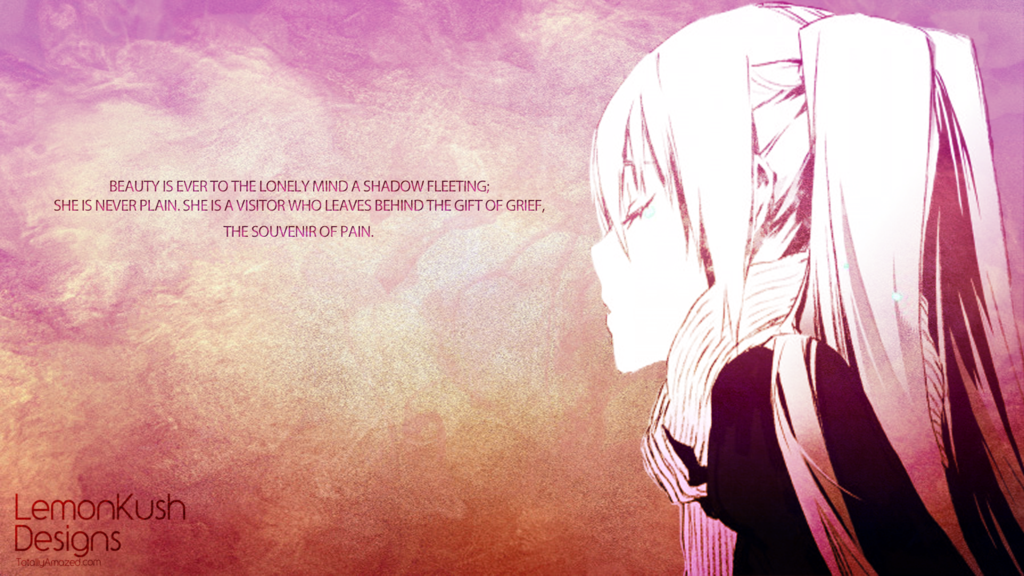 Anime Quotes On Loneliness Quotesgram