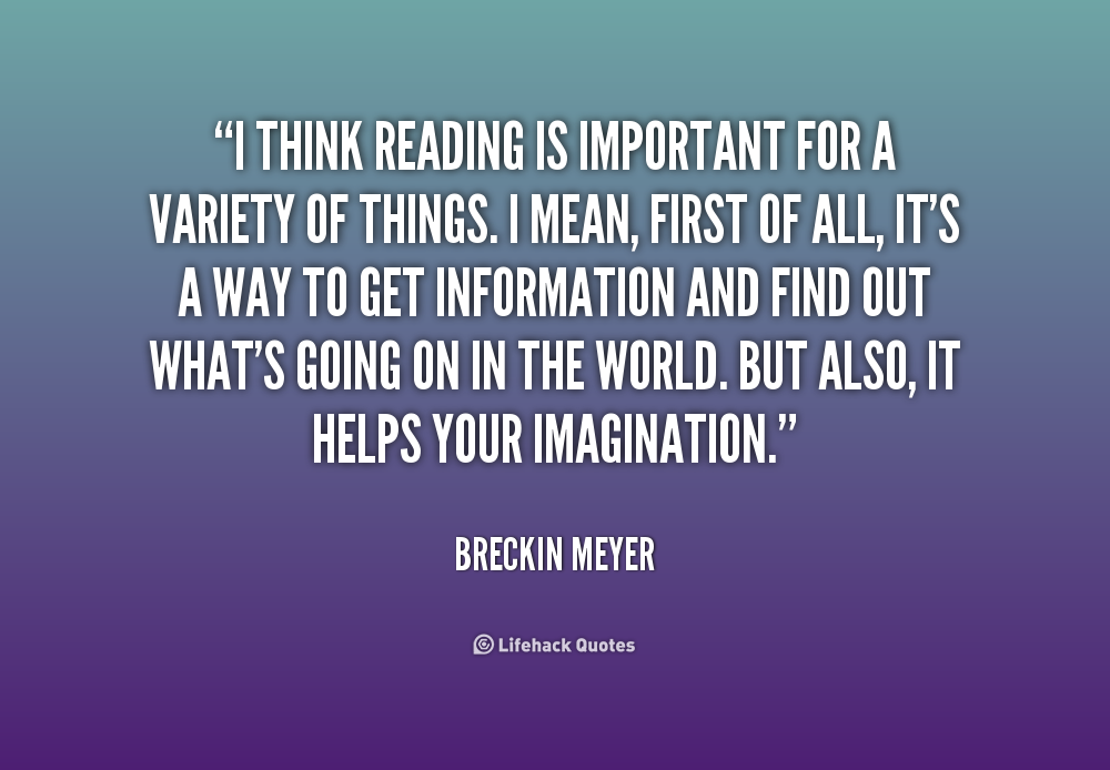 Why Reading Is Important Quotes. QuotesGram