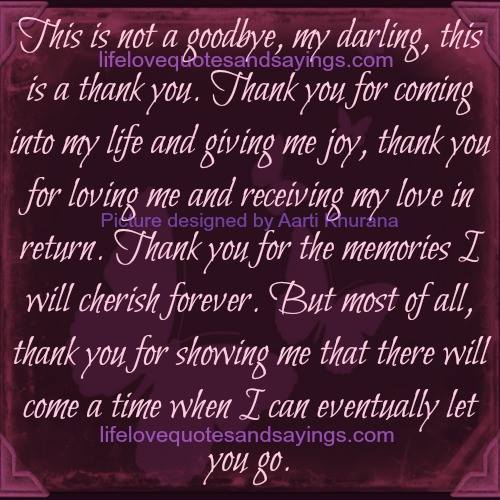 Goodbye My Love Quotes. QuotesGram