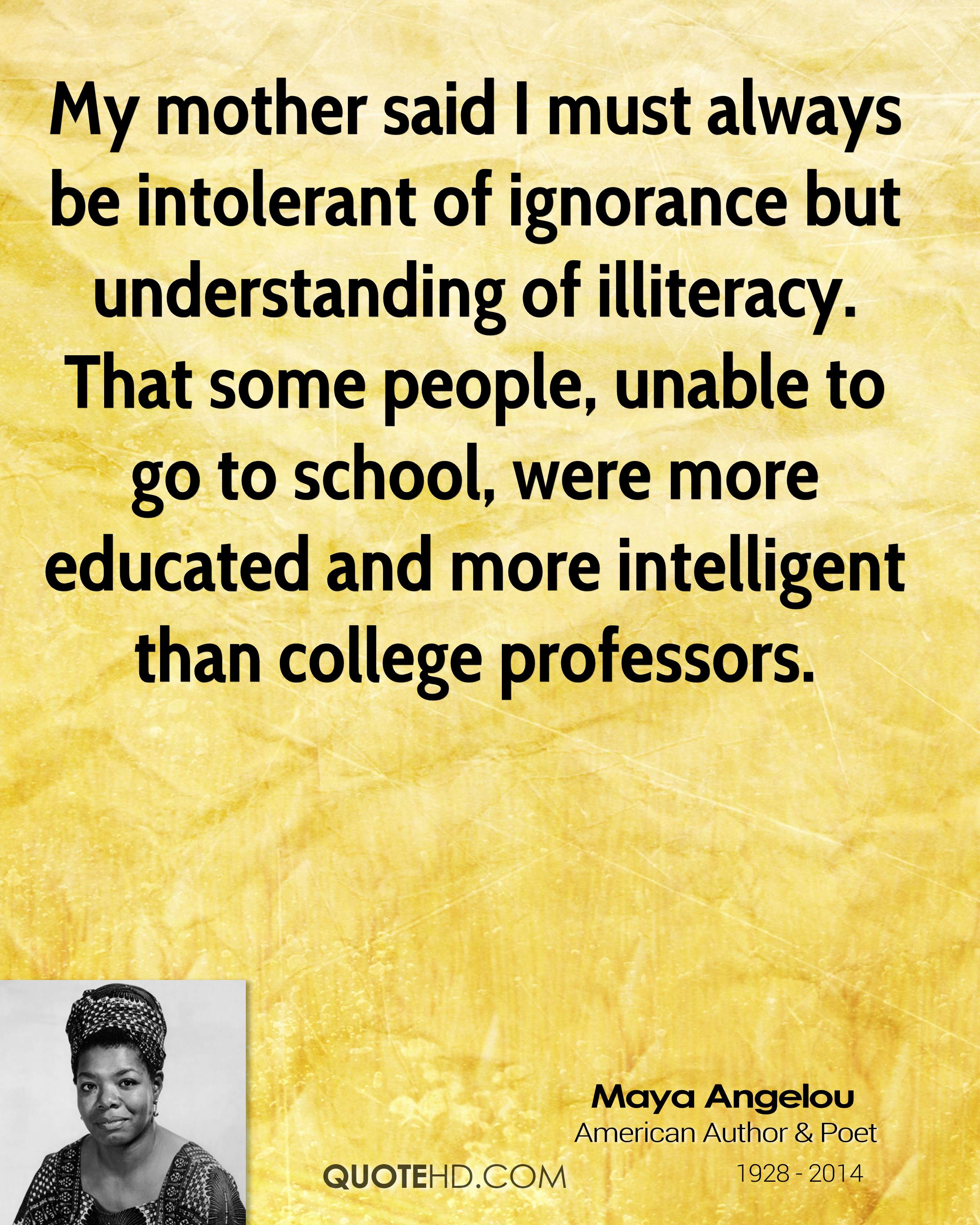 Maya Angelou Quotes On Education. QuotesGram