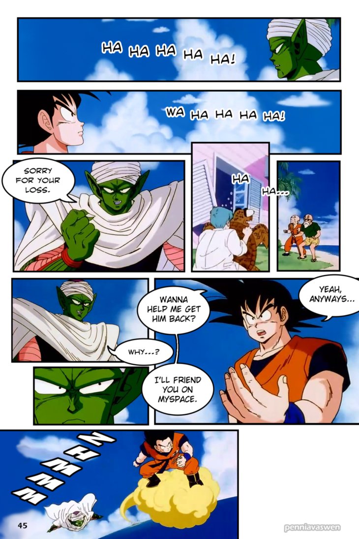 Dragon ball z abridged is a direct parody with most characters and plot lin...