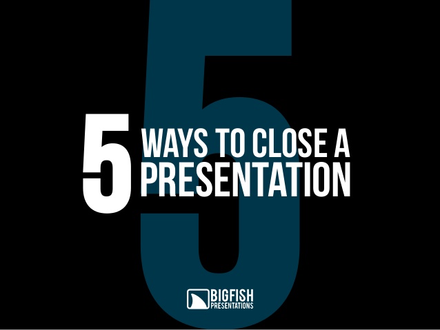 how to end a business presentation powerpoint