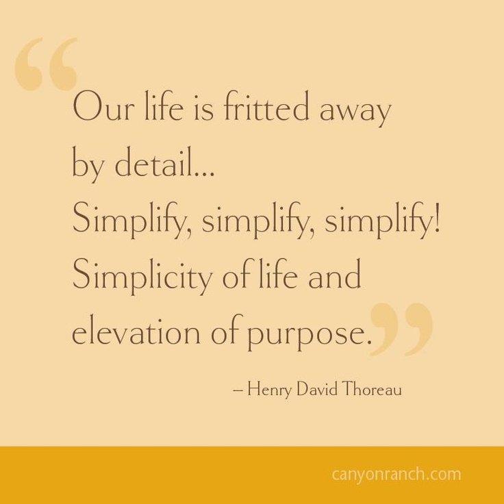 Simplicity Quotes Thoreau Quotesgram