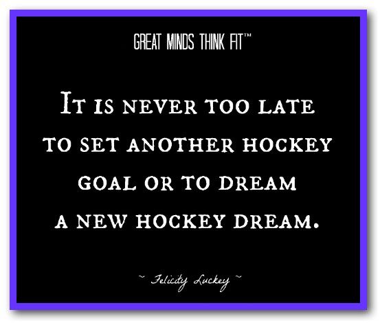 Inspirational Quotes About Hockey. QuotesGram
