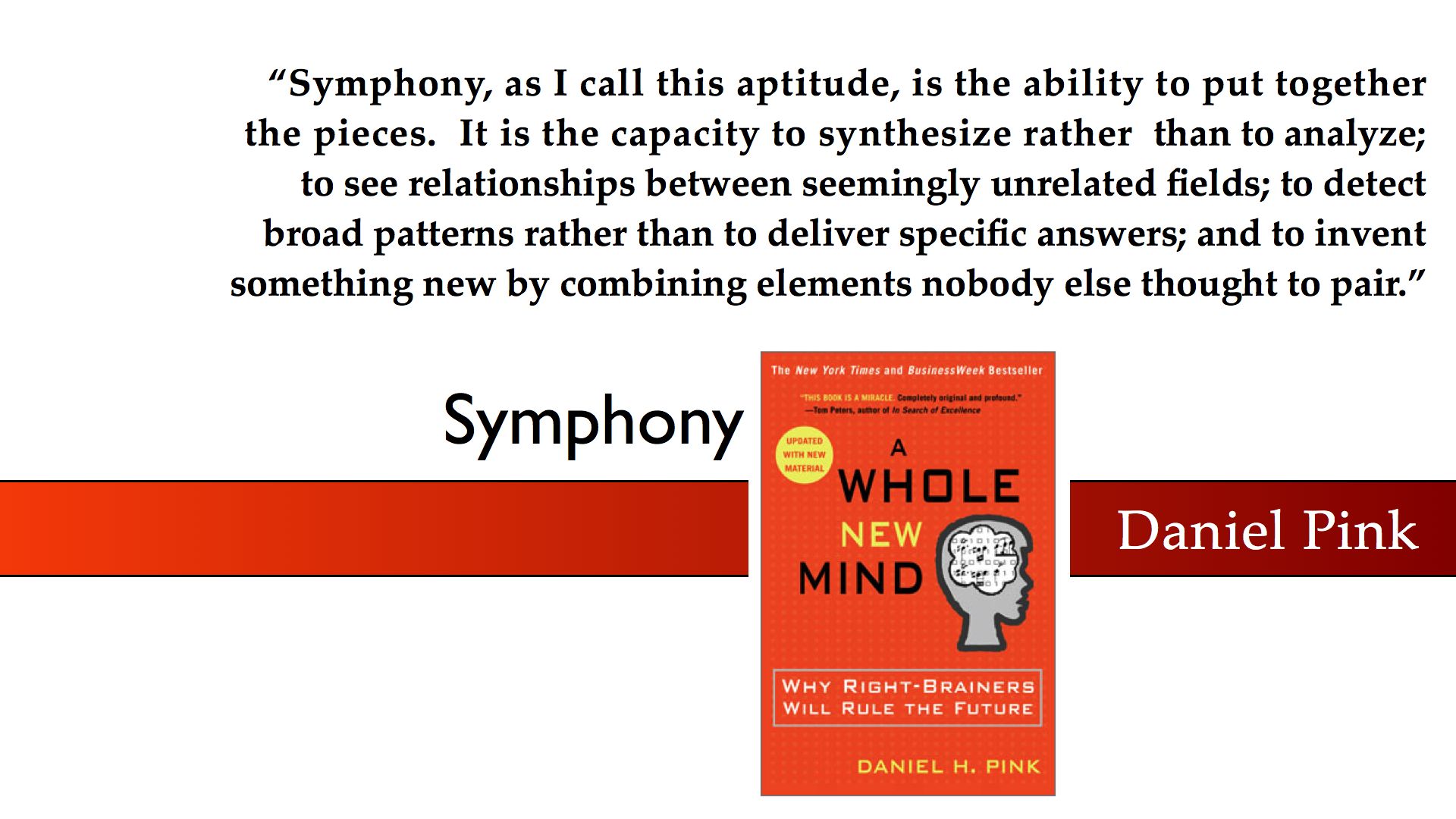 Daniel Pink Motivation