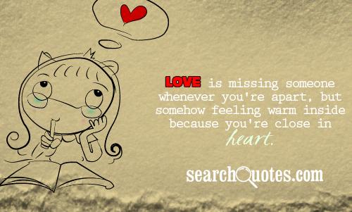 Cute missing someone quotes