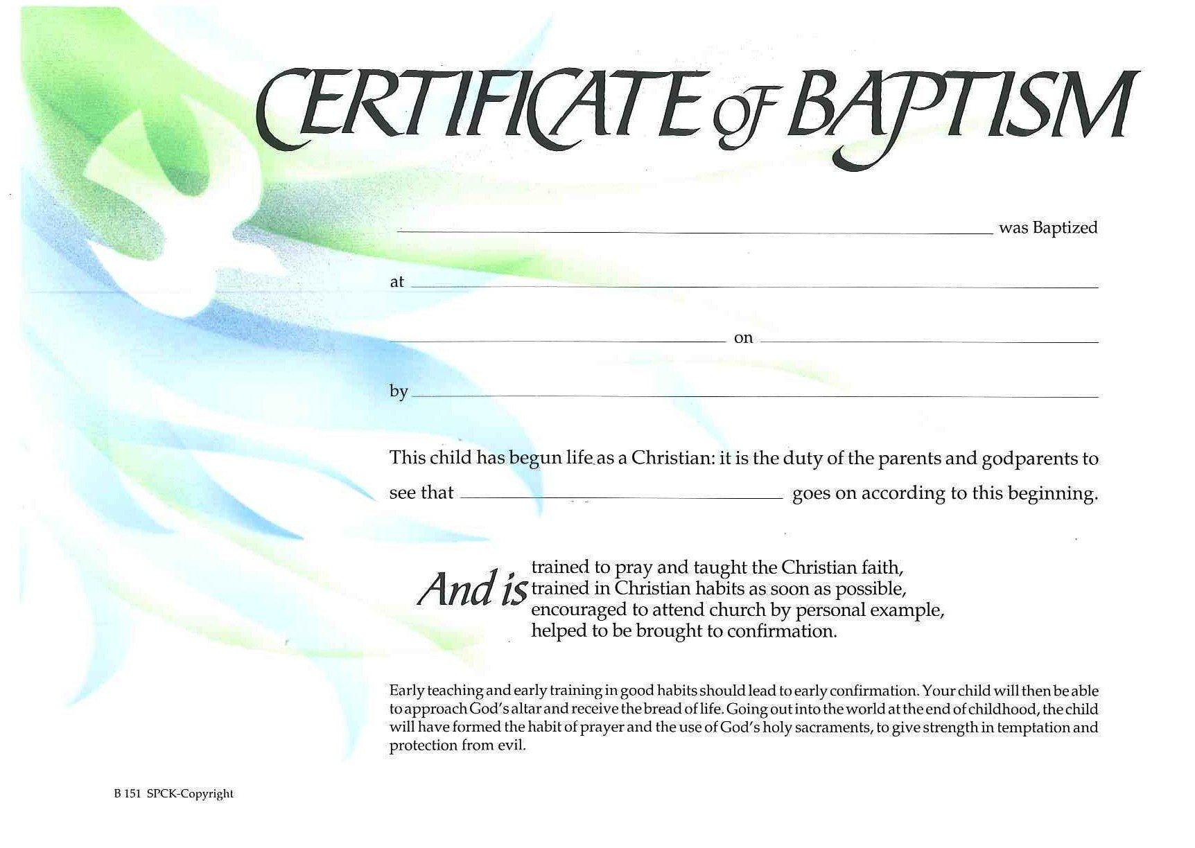 Baptist Baptism Quotes. QuotesGram Inside Christian Baptism Certificate Template