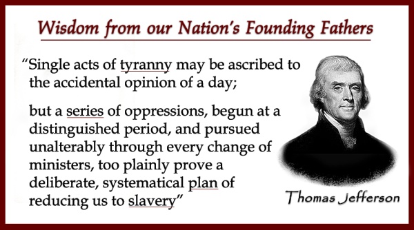 founding fathers quotes on government tyranny