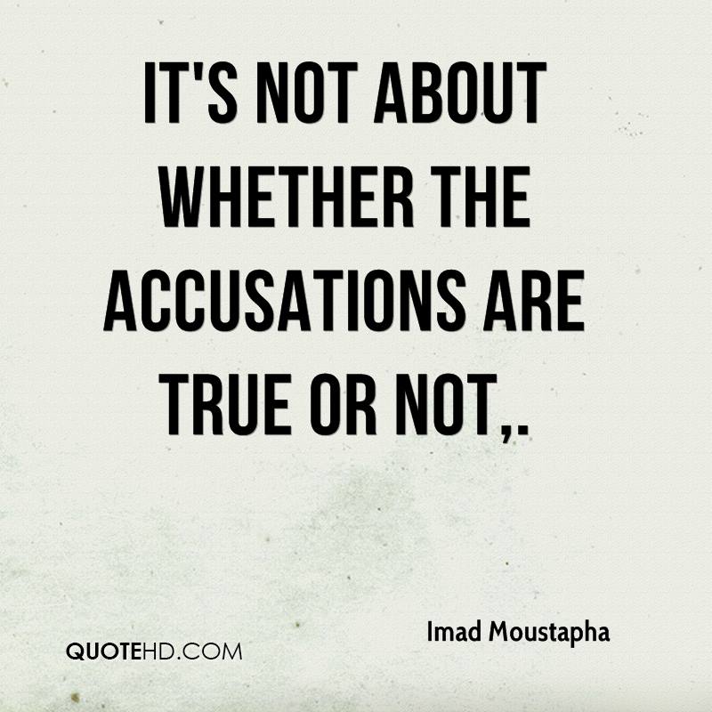 Quotes About Accusations. QuotesGram