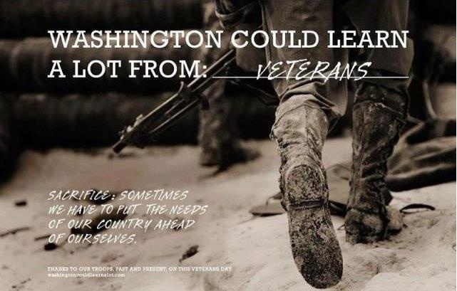 Veterans day inspirational words