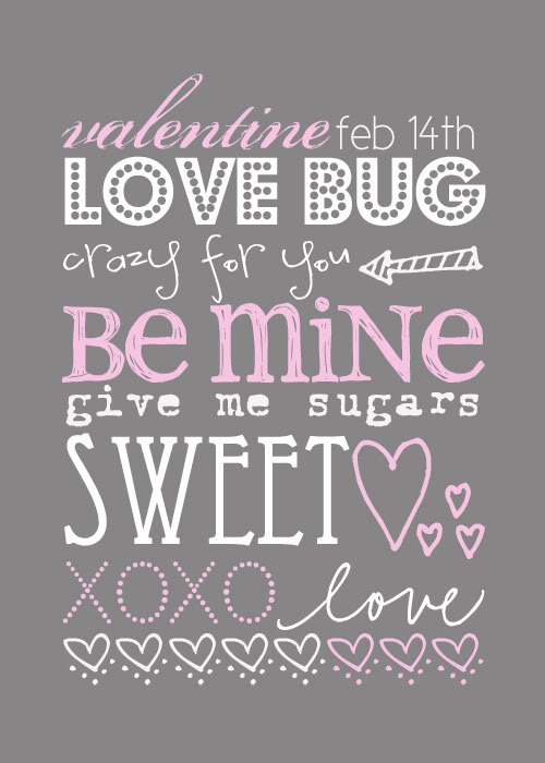 Pretty Printable Valentine Quotes Quotesgram