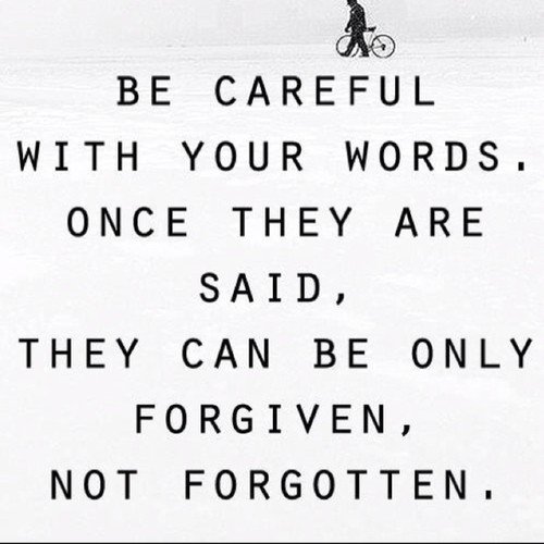 Quotes About Hurtful Words Spoken Quotesgram