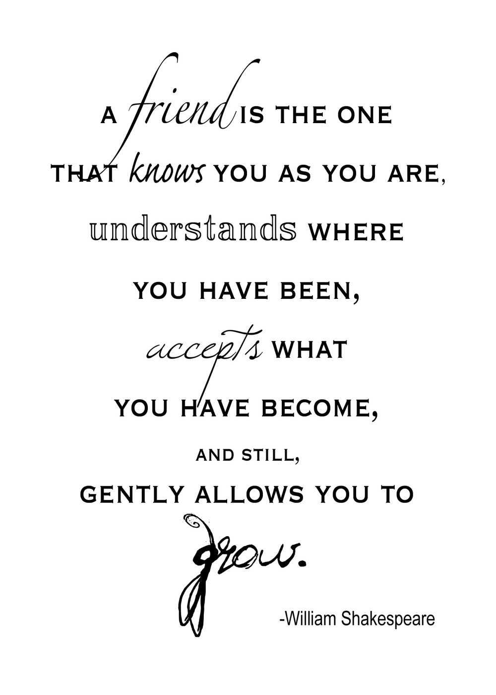 the beginning of friendship quotes