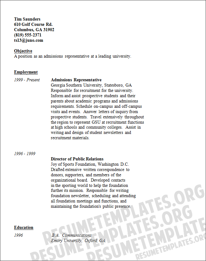 resumes template with quotes quotesgram admissions representative resume