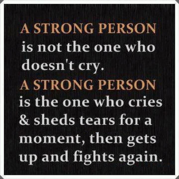 Quotes About Strength And Crying. QuotesGram