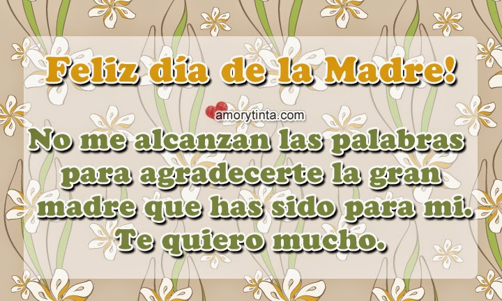 Happy Mothers Day Quotes and Messages in Spanish - Season's Greetings   Feliz día de la madre, Mensaje del día de la madre, Feliz día mamá frases