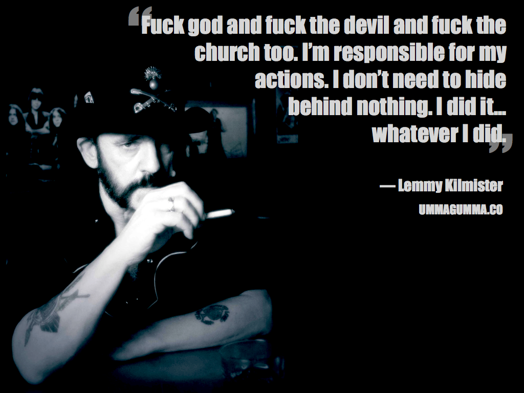 Quotes From Lemmy. QuotesGram