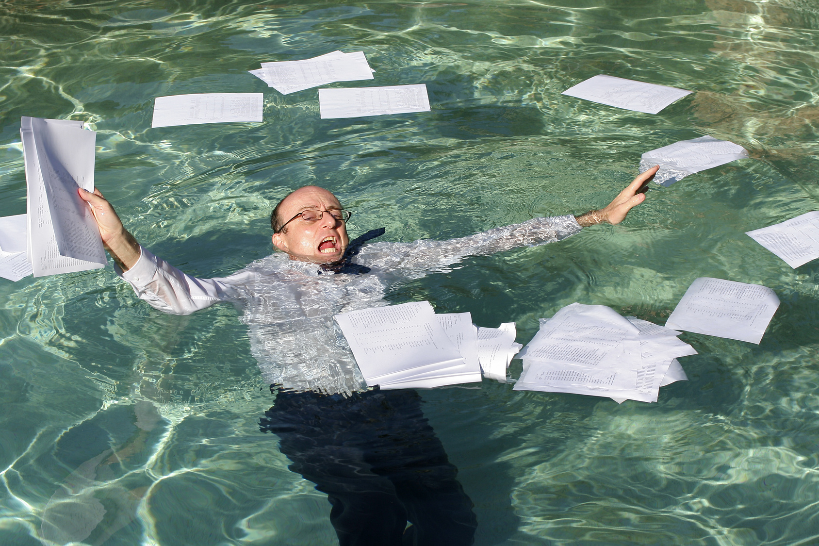 Drowning In Work Quotes.