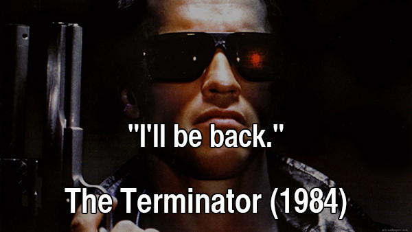 terminator opening quote