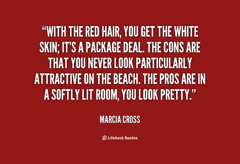 Quotes About Red Hair Quotesgram