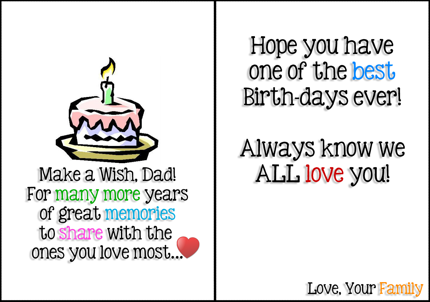 printable quotes for dads birthday quotesgram