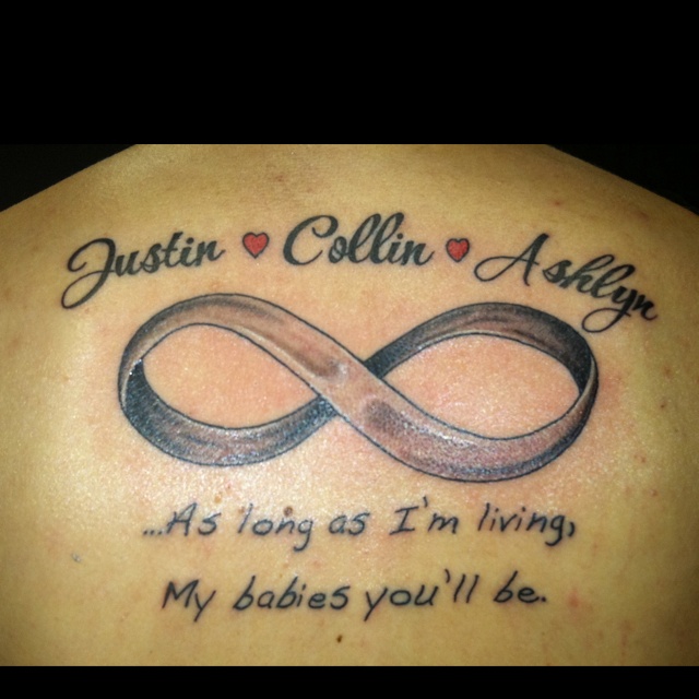 Infinity Tattoos With Names And Quotes Quotesgram