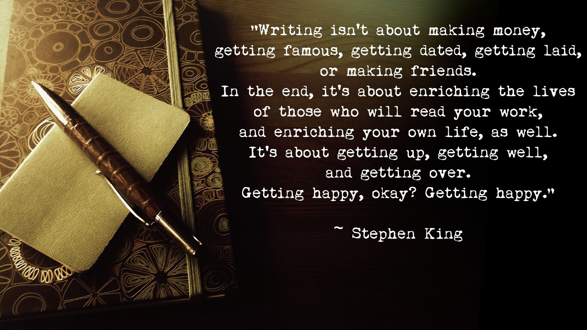A quote about future writing on black background 2K wallpaper download