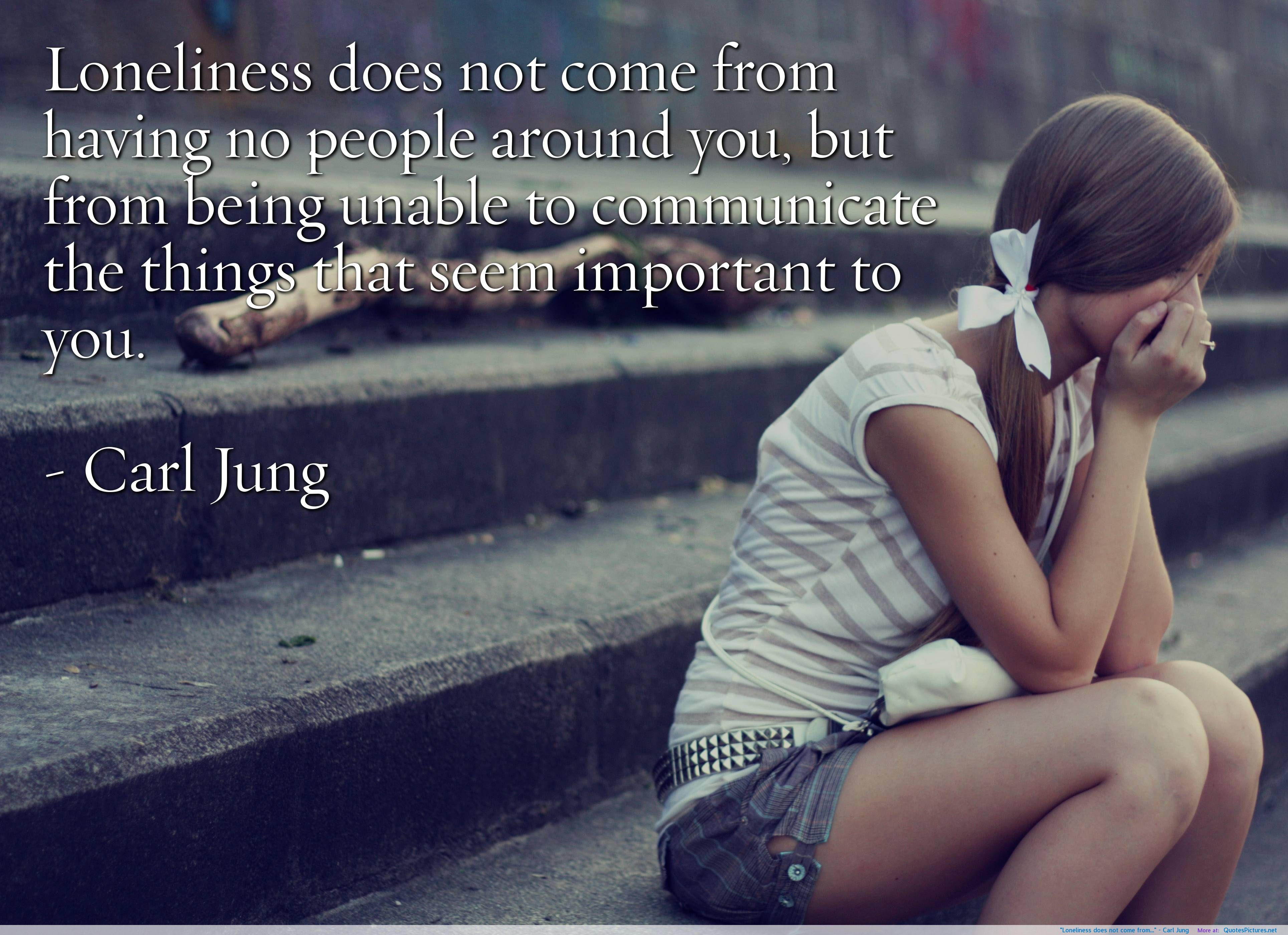 Famous Quotes Loneliness. QuotesGram