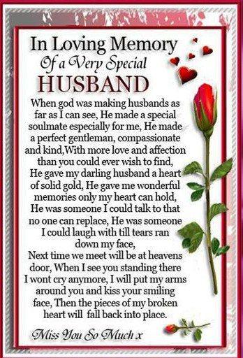 Birthday Quotes For Deceased Husband Quotesgram
