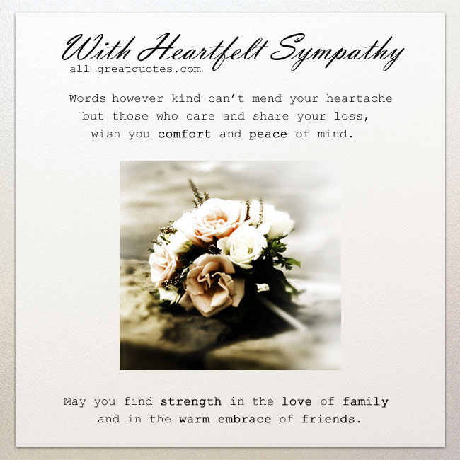 Sympathy Quotes Loss Loved One. QuotesGram