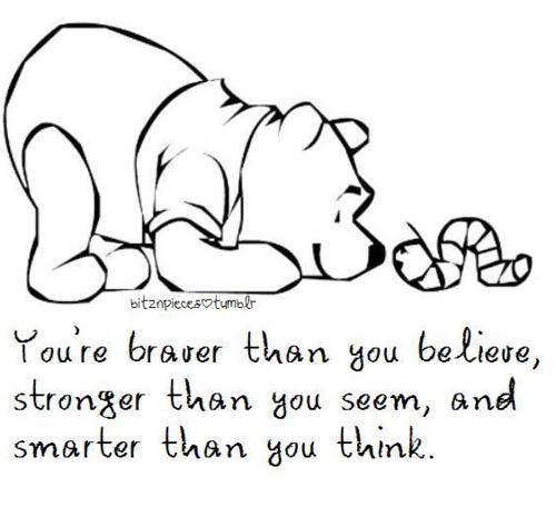Pooh Quotes Are You Stronger Quotesgram