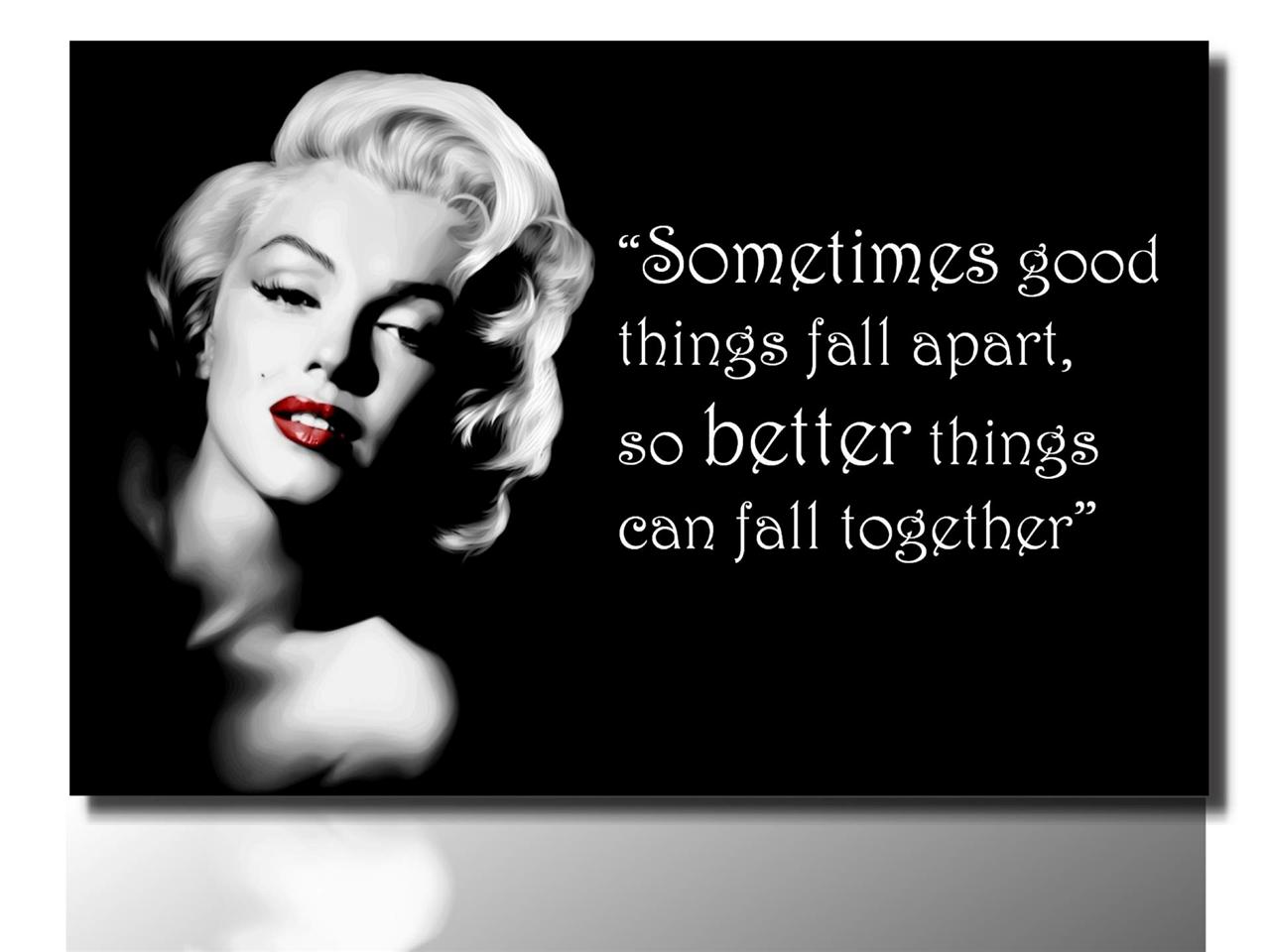 Marilyn Monroe Quote Poster Marilyn Monroe Printable Quotes 