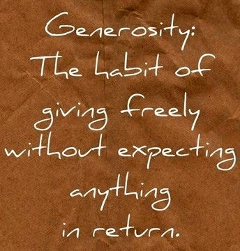 Generosity Quotes And Sayings. QuotesGram