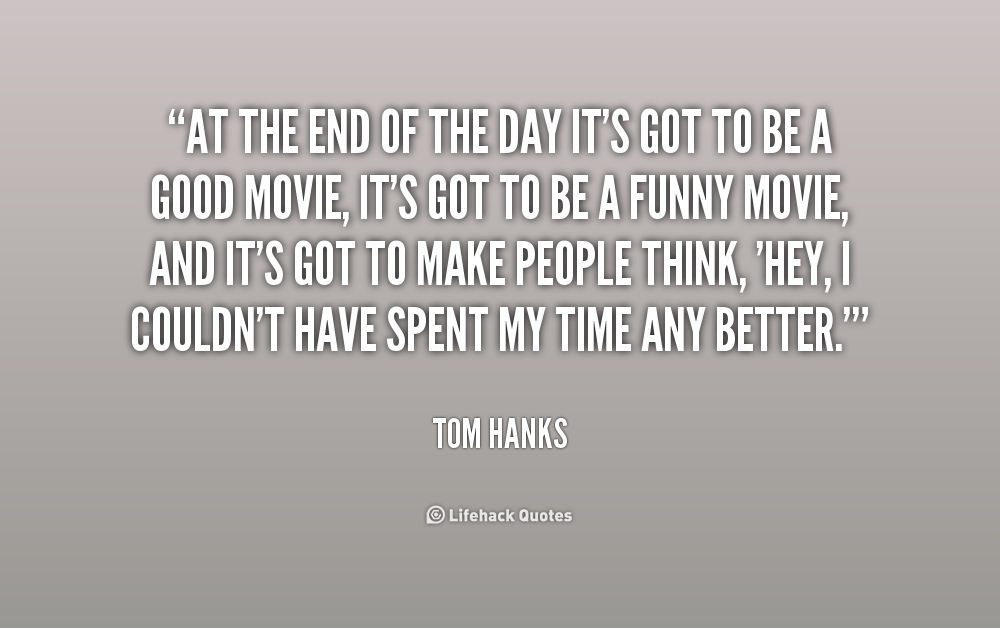 but it's not funny at the end of the day