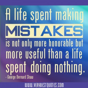 Making Mistakes Inspirational Quotes. QuotesGram