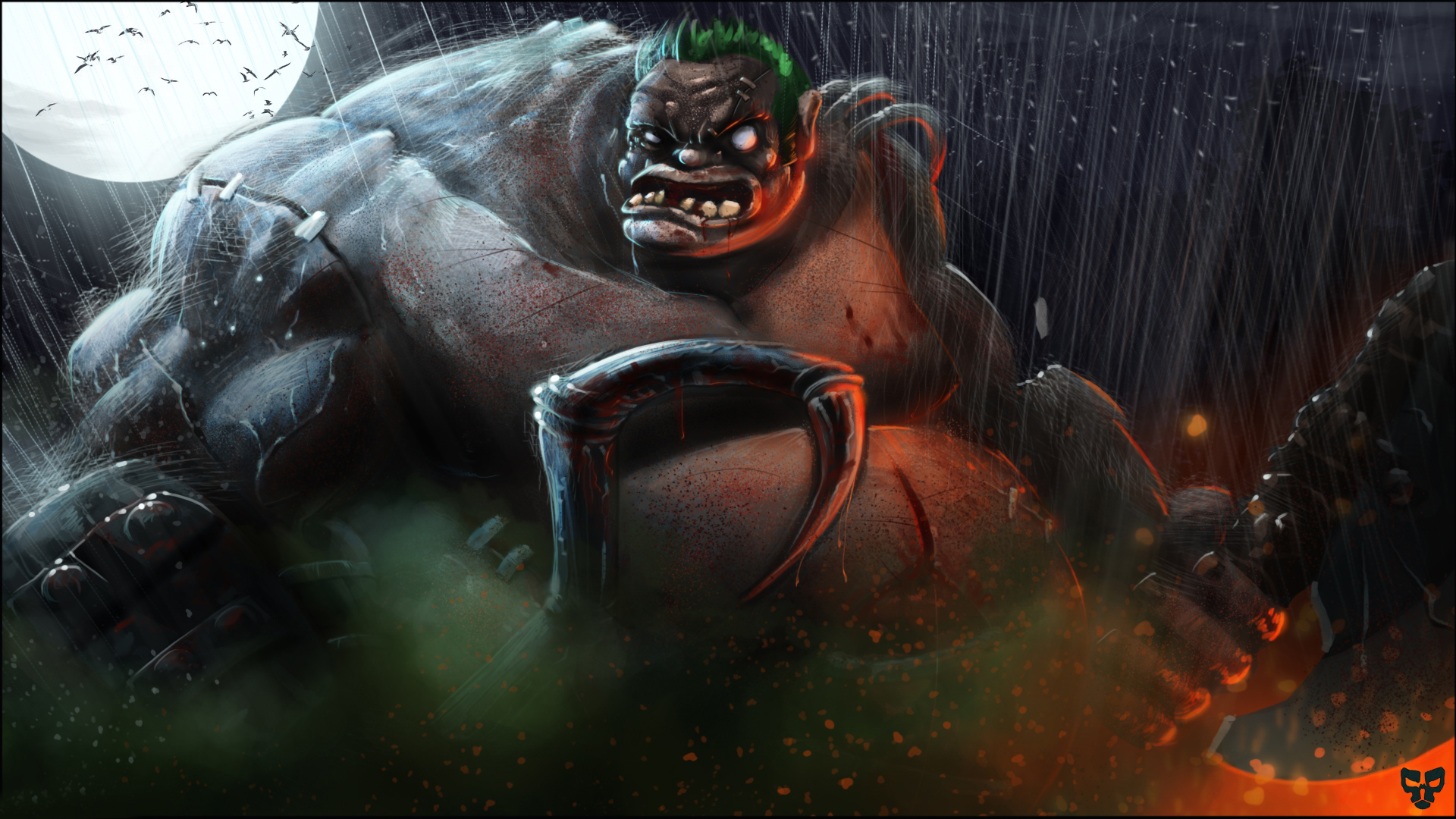 Dota 2 Pudge Portrait Dota 2 Pudge Portrait