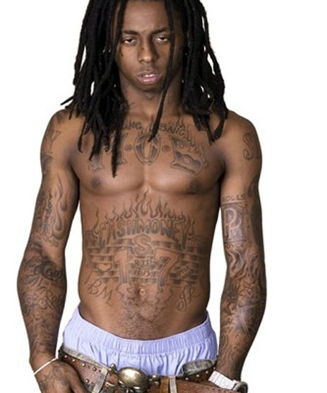 Lil Wayne debuts new face tattoos