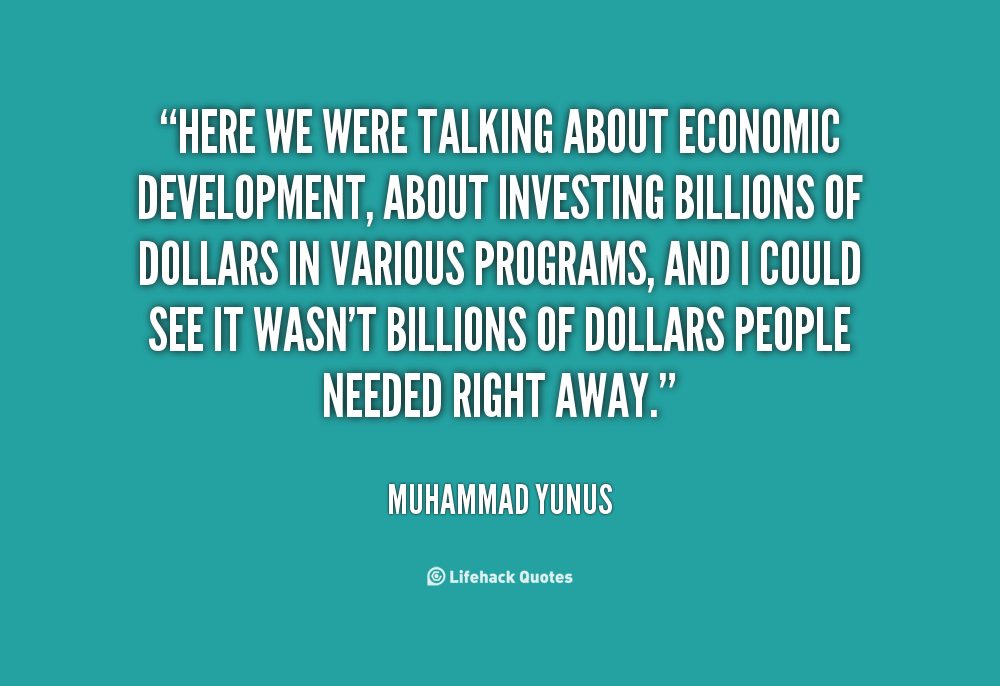 Quotes About Economic Development. QuotesGram
